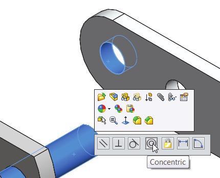 SolidWorks 2014 Tutorial 242) Click the Filter Parts (*.prt;*sldprt) button in the Open dialog box to view part documents. 243) Double-click FLATBAR. Place the component in the assembly.