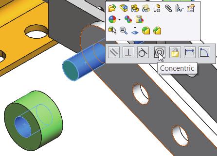 SolidWorks 2014 Tutorial Display an Isometric view. 311) Click Isometric view. Insert the second SHAFT-COLLAR. 312) Click the Insert Components Assembly tool.