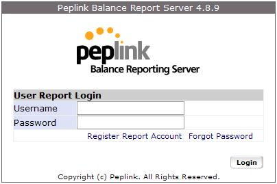 Click the link to view link usage reports from the Reporting Server.