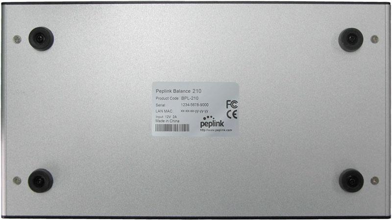 5.3.3 Rear Panel Appearance Power Connector 5.3.4 Unit Base Appearance Serial Number and LAN MAC Address http://www.