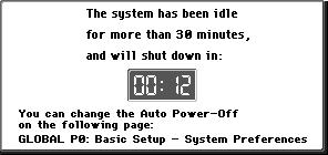 Never turn off the power while processing is being performed. The following message is displayed while data is being written into internal memory.