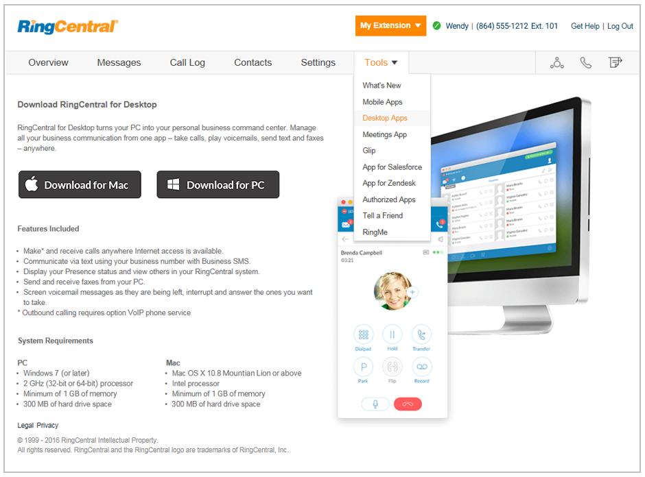 RingCentral for Desktop Download and Install the App 9 Download and Install the App It s quick and easy to get RingCentral for Desktop installed on your computer.