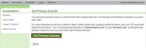 such as FTP and mail server host names. 1 Login to the Webfusion Reseller control panel.