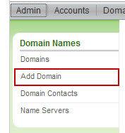 How do I add a domain name to my account? You can use multiple domain names within your Reseller account which can be used for organising servers or hosting space within your Reseller account.