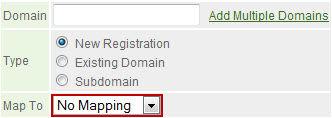 5 Select the relevant radio button that best matches the domain you have typed in the box.