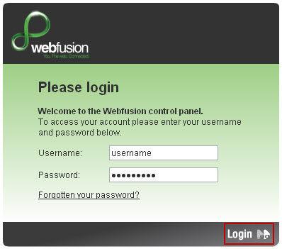 How do I login to my Webfusion Reseller account? The Webfusion Resellers control panel offers control of your Reseller account with a few quick clicks.