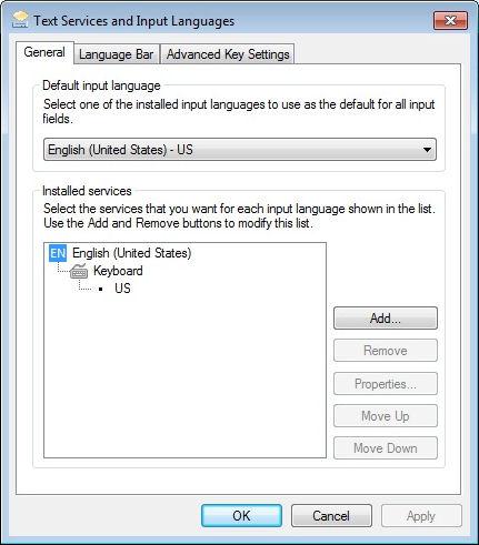 Go to Start > Control Panel > Clock, Language, and Region. 2. Select the Change keyboards or other input methods option. 3.