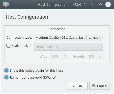3.1.1 Server name entry If you know the host name (or IP address) of the server you want to connect to, you can enter it directly into the Connect to: input.