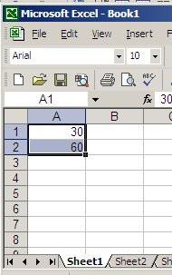 unique cell in the spread sheet, the contents of the cell can then be used elsewhere in the program simply by referencing the cell address.