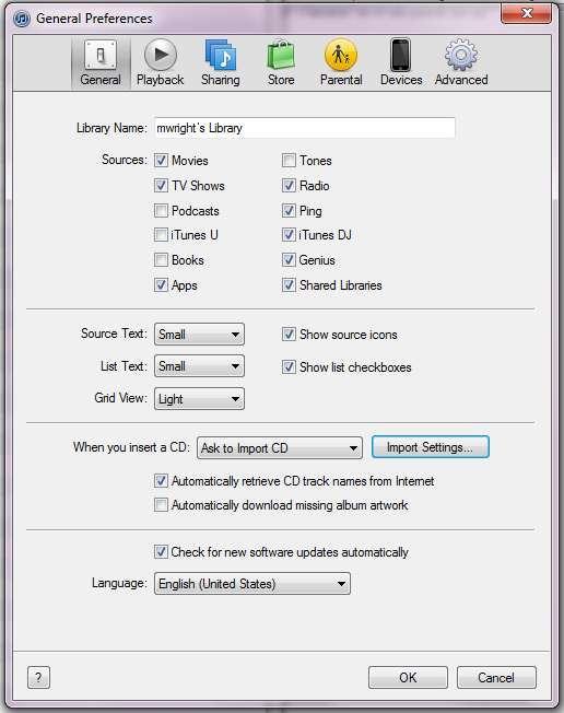 Step I: Select the Import Settings button.
