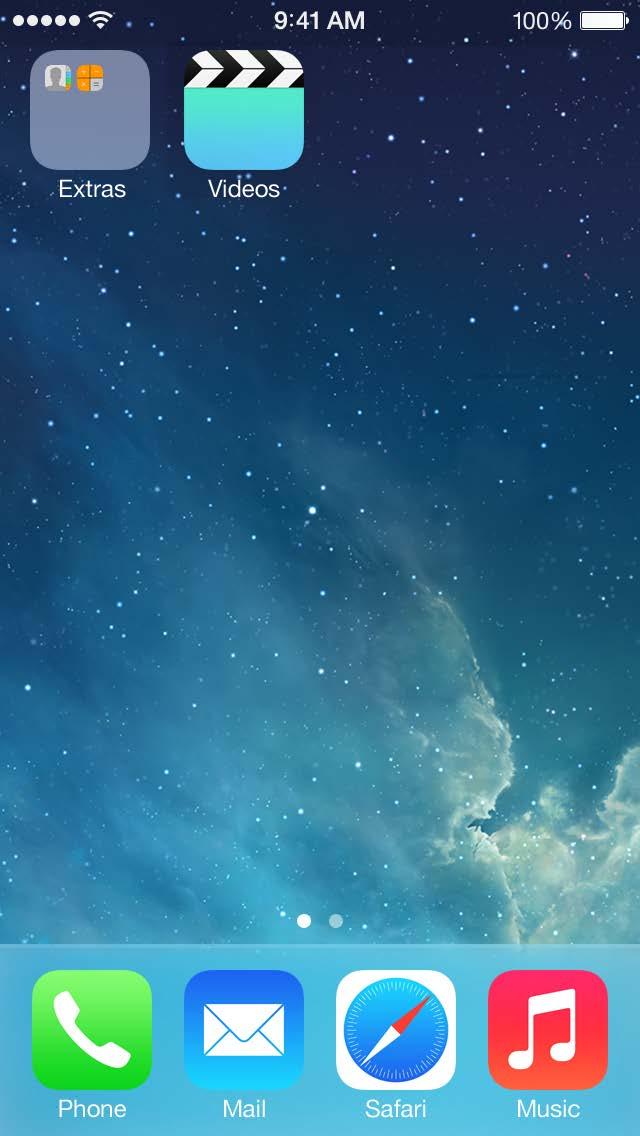Drag an app to the edge of the screen to move it to a different Home screen, or to the Dock at the bottom of the screen.