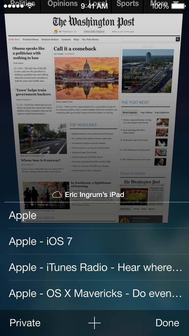 Open a link in a new page. Touch and hold the link, then tap Open in New Page. If you d rather open new pages in the background, go to Settings > Safari > Open Links. Browse open pages. Tap.