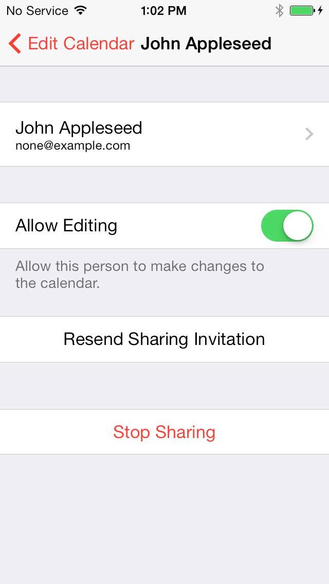 Share icloud calendars You can share an icloud calendar with other icloud users. When you share a calendar, others can see it, and you can let them add or change events.