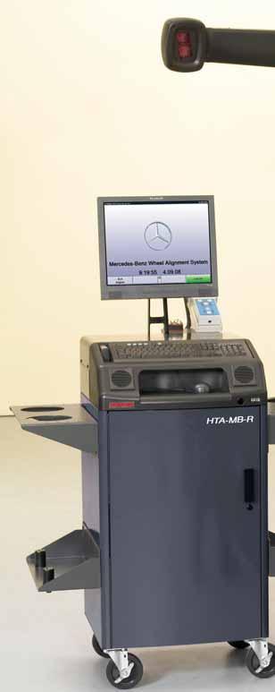 Mercedes-Benz HTA-MB-R Wheel Alignment Systems Approved Equipment for All Mercedes-Benz Workshops Hunter has designed the Mercedes-Benz HTA-MB-R wheel alignment systems to meet the specific