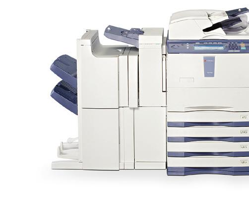 The e-studio723 has a Monthly Duty cycle of 450,000 sheets while the e-studio853 can produce 500,000