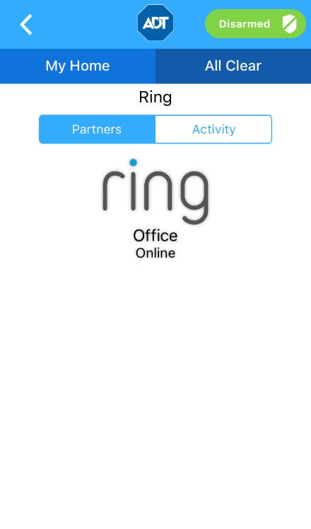 Partner Device Activity To view a list of Ring activity, tap Activity at the top of the Ring details screen.