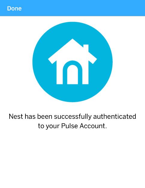 Partner Device 6. Wait for the acknowledgement screen that appears when the Nest device has been added. Note: A tile is created for the Nest device on the Dashboard. 7.