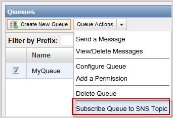 Subscribe Queue to Amazon SNS Topic with the AWS Management Console 4.
