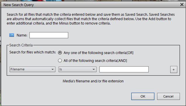 As you add new media to the catalog, the media items matching the Saved Search criteria also appear automatically