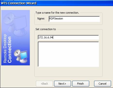Microsoft Remote Desktop Client Select to add a new connection type.