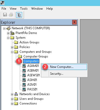 4. In the Explorer view, browse to Network (THIS COMPUTER)