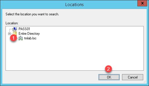 3. By default, this dialog box will show the local computer s user and groups, but we want to browse