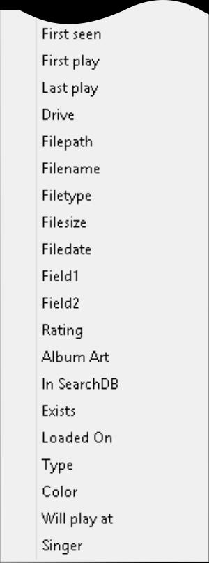 On the top of the Songs List a resizable Cover Flow area will display the Album Art of your tracks.