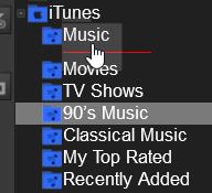 itunes Playlists VirtualDJ will read the itunes Library on every launch and will display all your itunes Playlists in the dedicated Root element of the Folders list.
