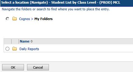 Move Action (Limited to One Object) You can use the More link to move reports in and out of folders for better organization. 1. Find a report in My Folders. 2.
