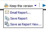 Report View from the Report Results 1. To create a report view after running the report, move to a report in Public Folders. 2. Click the name text link to run the report. 3.