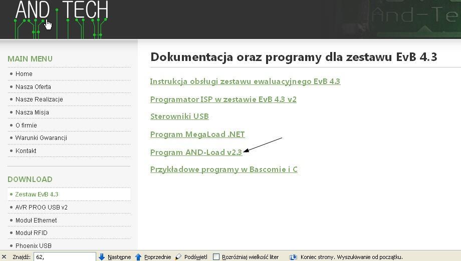 Programming via USB. 1. First, grab a program AND-Load from the website: 2.