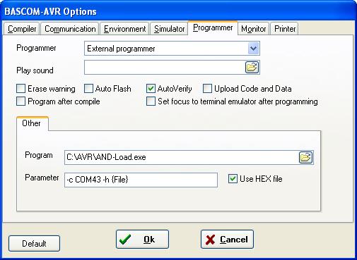 Combining sets of EVB 4.3 BASCOM Environment Download the latest version of AND-Load v3.