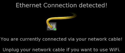 Switching from Ethernet Connection to Wireless Network Switching from Ethernet Connection to Wireless Network You can switch to the wireless network when the device is already connected through the