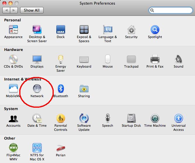 ` Figure 21 Apple Mac System Preferences 2.