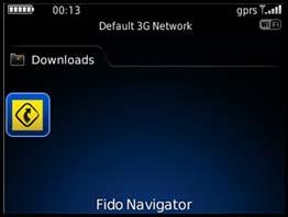 Go to the Downloads folder and choose the Fido Navigator icon. 3. The first time you launch Fido Navigator, the application may ask you for access permissions.