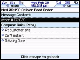 TeleNav Track v3.2 User s Guide for BlackBerry 8800 3 To view the contents, select one of the messages and click the trackball or press the Enter key.