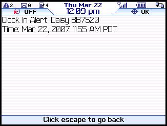 TeleNav Track v3.2 User s Guide for BlackBerry 8800 3 To view an alert, select it from the list by using the trackball. 6.9.