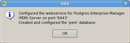 Figure 3.47 - The installation in progress. During the installation process, the installer will copy files to the system, and set up the PEM server's backend database.