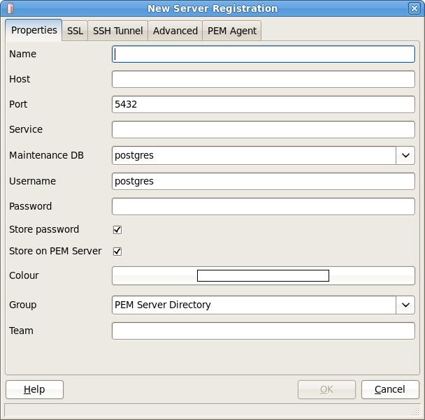 4.2 Adding a New Server to the Directory A server definition may be configured locally or in the PEM Server Directory: Local servers typically reside on the same machine as the PEM client, and are