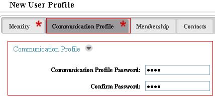 com ) and it is used to create the user s primary handle. Authentication Type: Select Basic. Password: Enter the password used to log into System Manager.