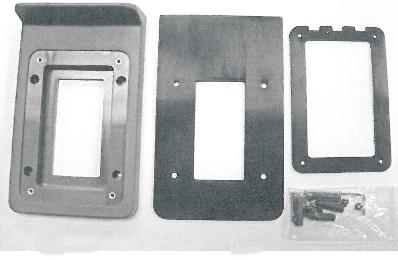 INSTALLING THE DOOR STATION: The kit shown below is supplied with each door station.
