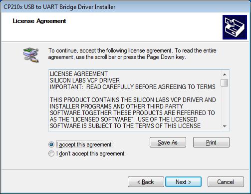 next to I accept this agreement, and click the Next > button. 7.