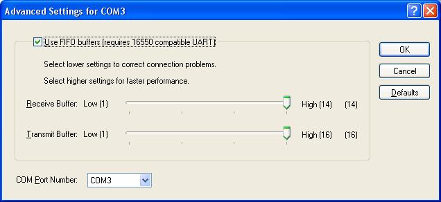 3) The Port Settings tab can be used to set the baud rate, data bits, parity, stop bits, and flow control of a port.