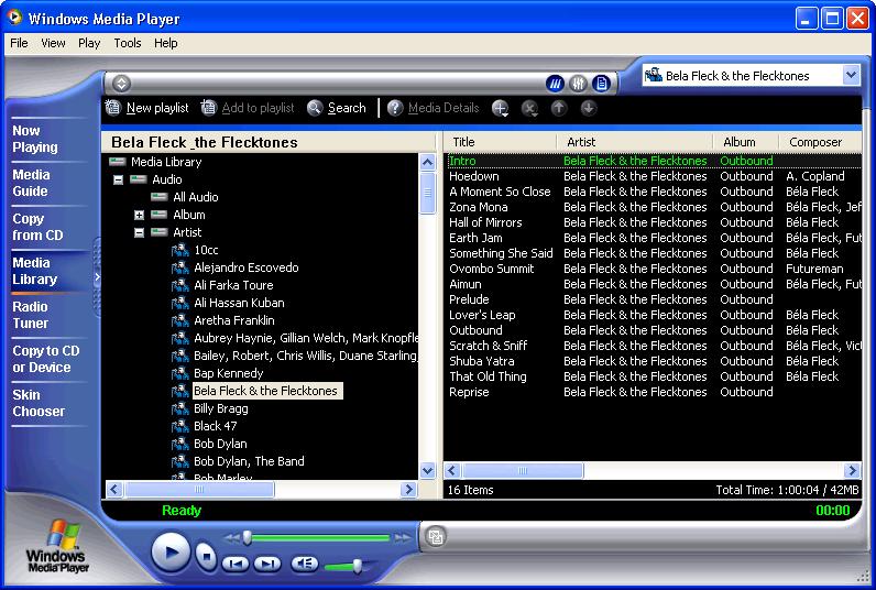1.18 Digital Media Fundamentals To view the contents of your Media Library, click the Media Library link in the Win dows Media Player taskbar.