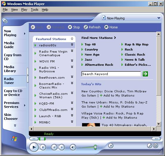 Lesson 1 Managing Music with Windows Media Player 1.5 Skin Chooser Don t like the look of Windows Media Player? Change it!
