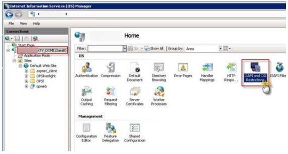 Configuring Internet Information Services (IIS7) Setting Up ISAPI Extensions in IIS