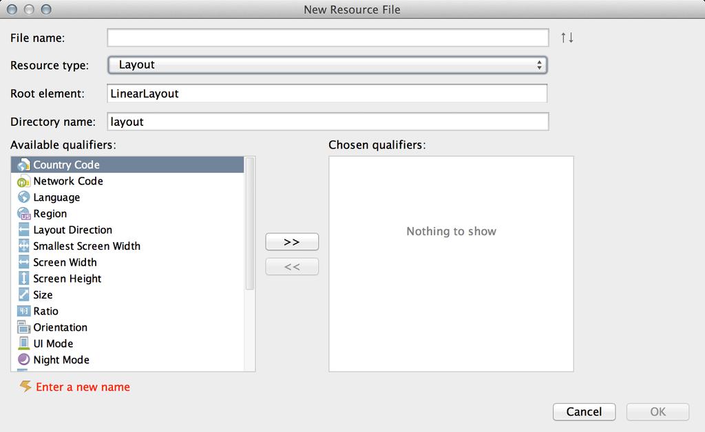 Adding Resources Resources can also be added by