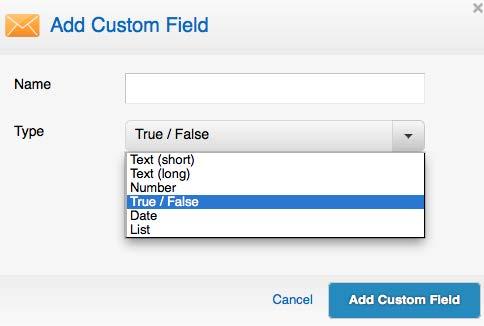 Create Custom Fields MyCase allows you to create custom fields so you can keep track of important information beyond standard case, contact, and company fields.