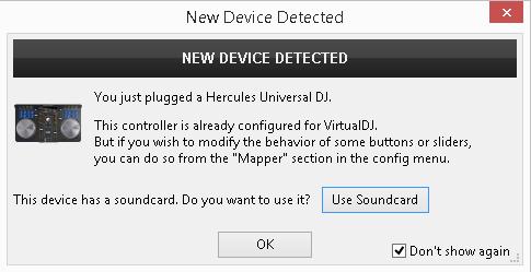 A Pro Infinity, a Pro Subscription or a PLUS License is required to use the Hercules Universal DJ.