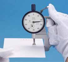 Measure paper thickness easily